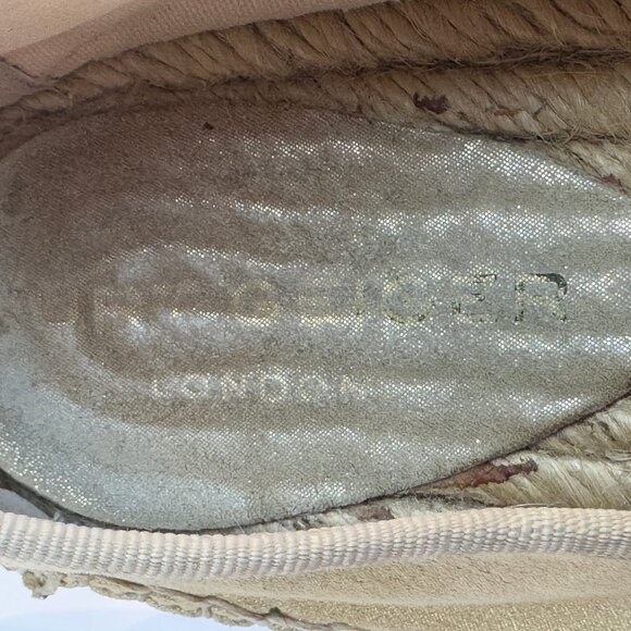 Kurt Geiger Beige Espadrille Ballet Flats, EU 41 - Picture 16 of 16